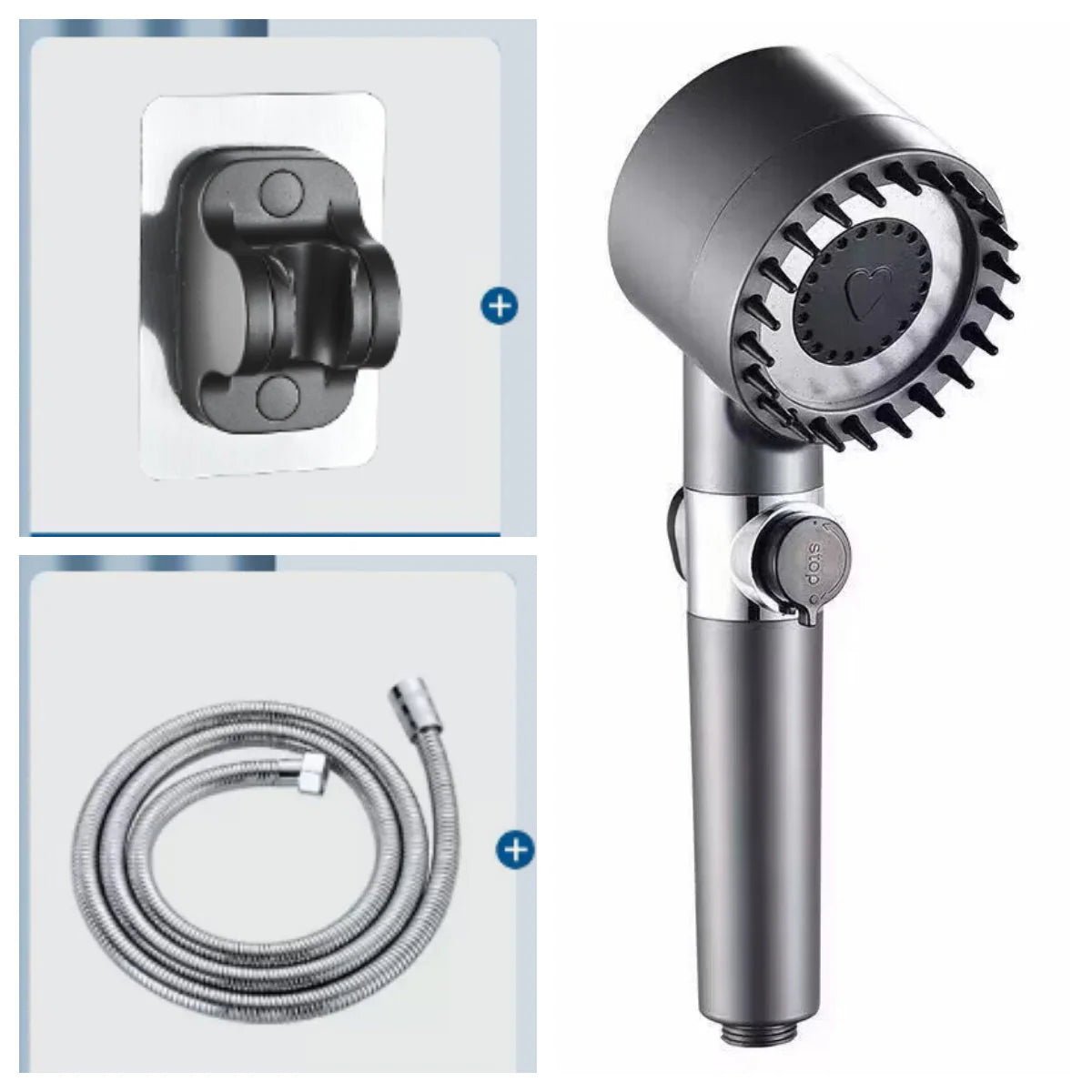 【🚿Udobna kopel】Večnamenska visokotlačna tuš glava