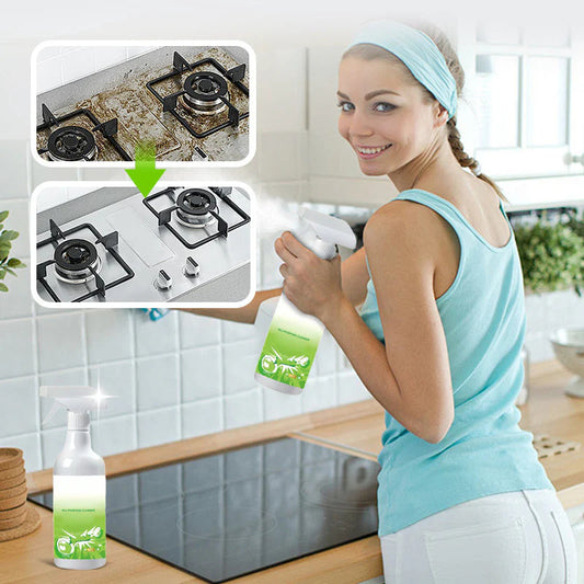 【💥 Z lahkoto odstrani oljne madeže in trdovratno umazanijo!】Univerzalni čistilni sprej brez izpiranja