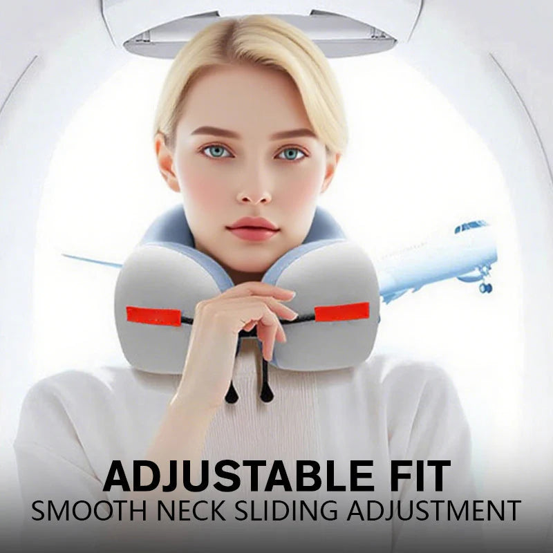 【🎁Brezplačna škatla za shranjevanje】Vzglavnik za vrat iz spominske pene v obliki črke U