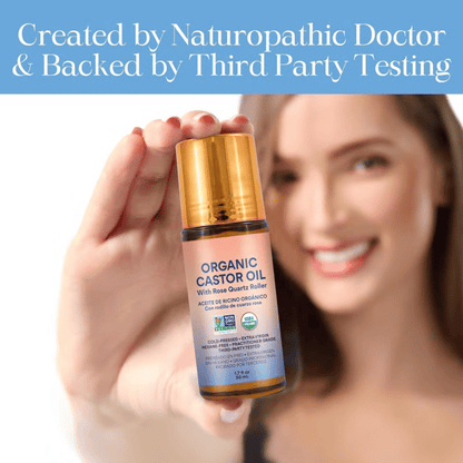 🎁Več ko kupite, več popustov dobite✨ Organski ricinusov roll-on - za sijočo kožo, bujne lase in sprostitev