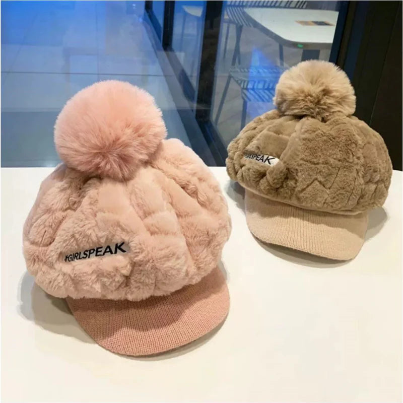 🧢Ženska zimska kapa 2025 s kratkim robom