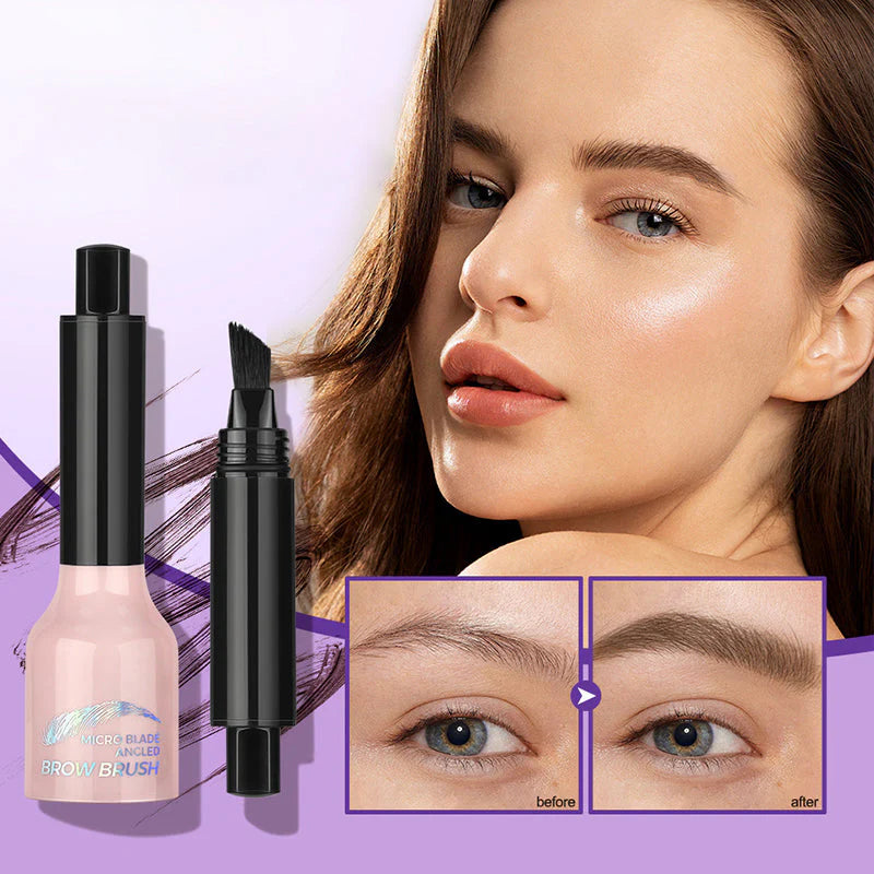 【🔥Drugi kos brezplačen】Tekoči svinčnik za obrvi s čopičem in potopnim učinkom