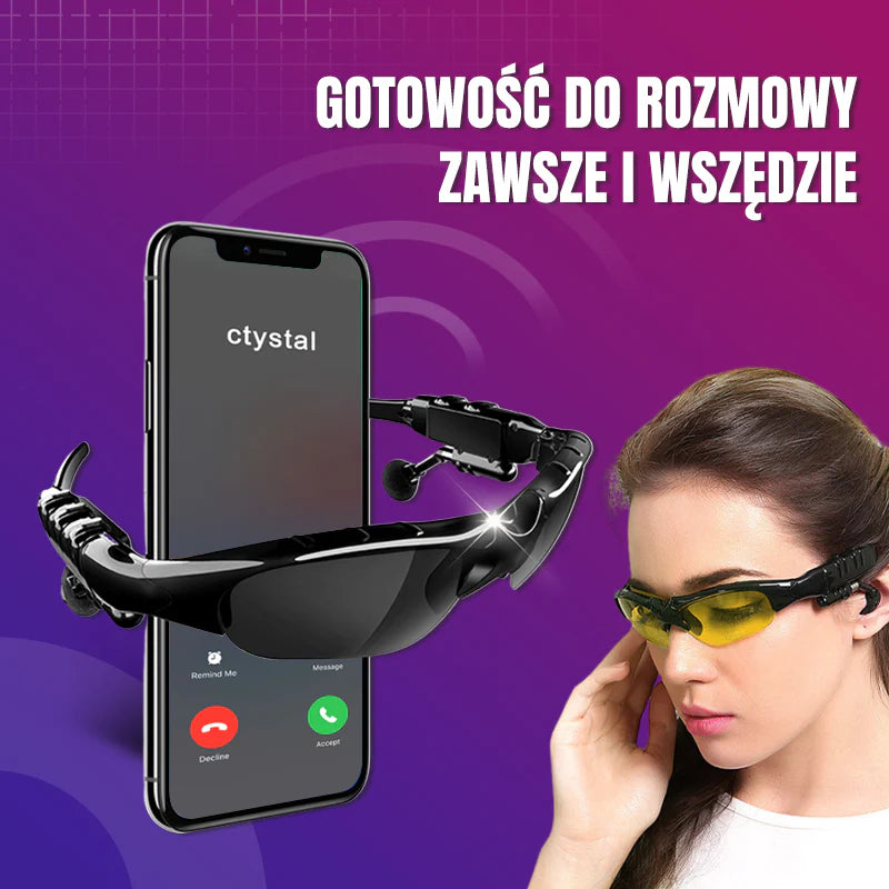 2025 Brezžična Bluetooth polarizirana športna očala