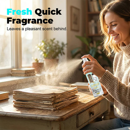 🧴 Penészgátló tisztító spray könyvekhez és dokumentumokhoz – friss illat, kíméletes formula! 📚