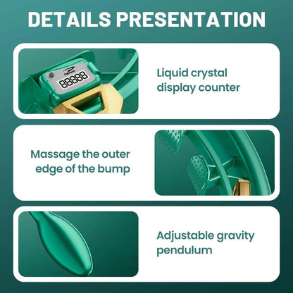 【🥰Idealna izbira za domači fitnes!】Pametni nastavljivi masažni obroč Hula Hoop