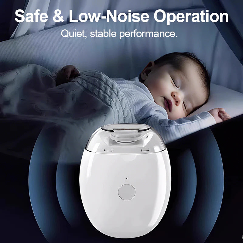 💅 Univerzalni brusilnik za nohtov: 3 hitrosti + LED svetloba – varno za celo družino!