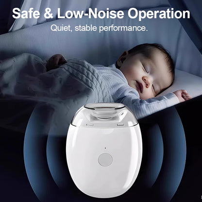 💅 Univerzalni brusilnik za nohtov: 3 hitrosti + LED svetloba – varno za celo družino!