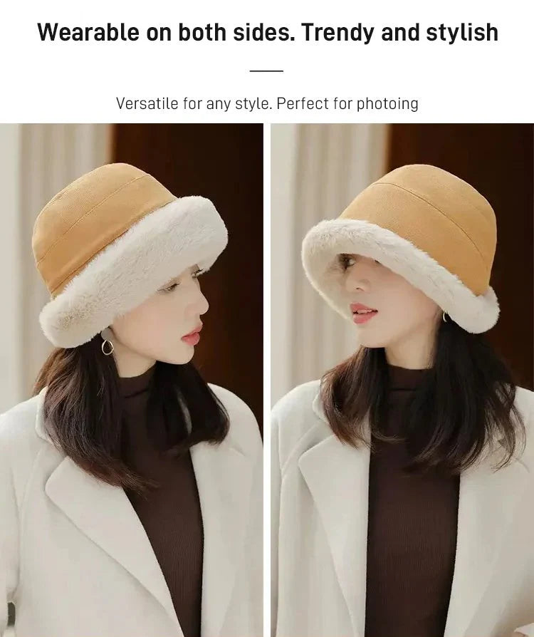 🌟 Ribiški klobuk za zimo – topel, dvostranski in z zaščito ušes! 🧢