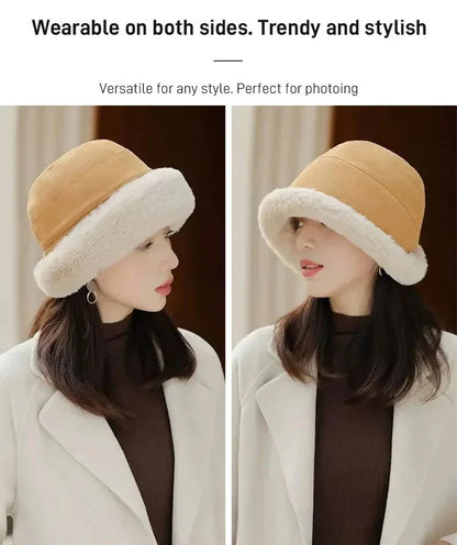 🌟 Ribiški klobuk za zimo – topel, dvostranski in z zaščito ušes! 🧢