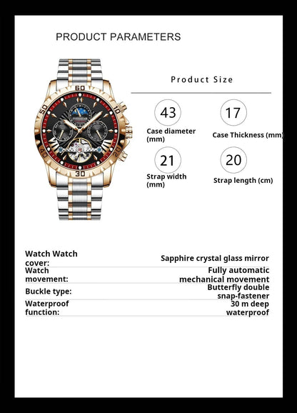 ⌚⌚Nove švicarske vodoodporne avtomatske mehanske ure