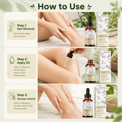 🌿 Cyperus olje za nego po depilaciji! ✨