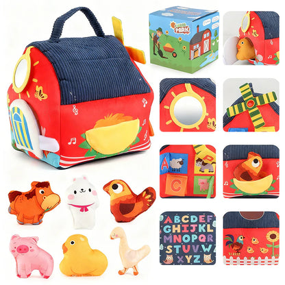 🐄Interaktivni plišasti komplet za kmečko igro za otroke😍