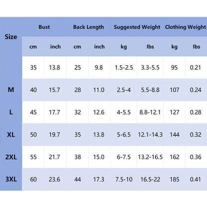 ❄️ Zimska oblačila za pse – topla, udobna in vetroodporna za vse velikosti! 🐾