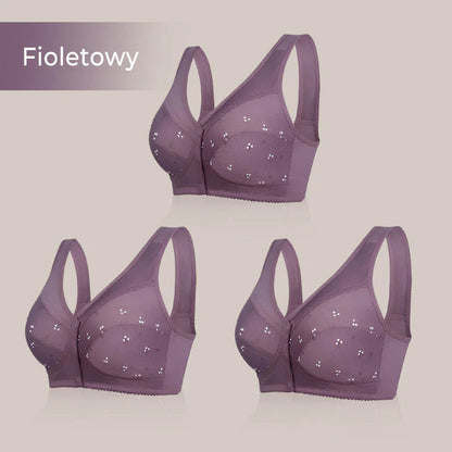 【🎁Drugi kos gratis】Modrček z zapenjanjem spredaj