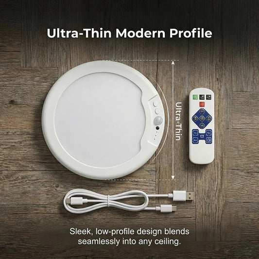 🔥🔋 LED-stropna svetilka z senzorjem gibanja in možnostjo ponovnega polnjenja 💡✨