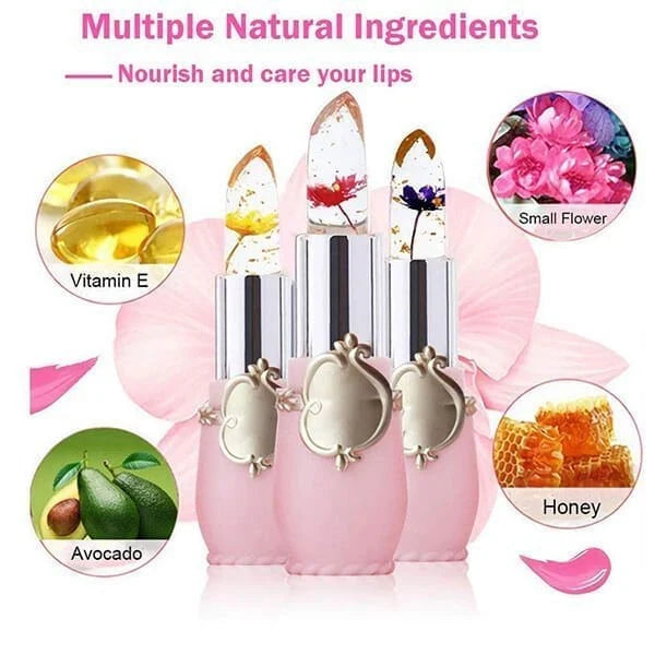 Šminka za ustnice Crystal Jelly Flower, ki spreminja barvo