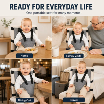 👶 Prenosni varnostni pas za dojenčke – nastavljiv in praktičen!