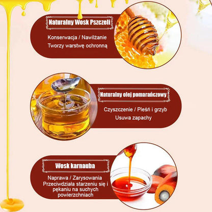 【🔥Kupite 1 dobite 1 gratis🔥】Naravni balzam za les s čebeljim voskom in pomarančnim oljem