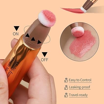 🥰Dvojna čopiča za konturiranje in čopiča za poudarjanje rdečila za lica