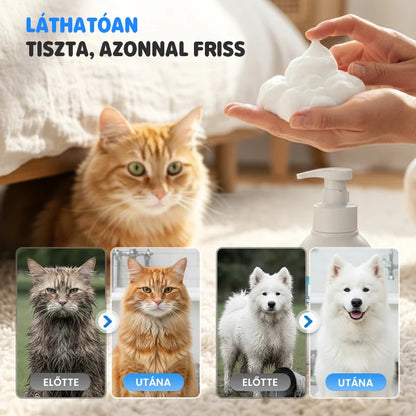🐱 Jemná dezodorizačná pena na rastlinnej báze pre domáce zvieratá