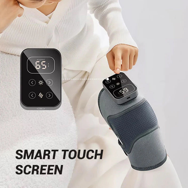 🩹 Ogrevan masažer za kolena – toplotna terapija + vibracijska masaža za eno ceno! 🩹