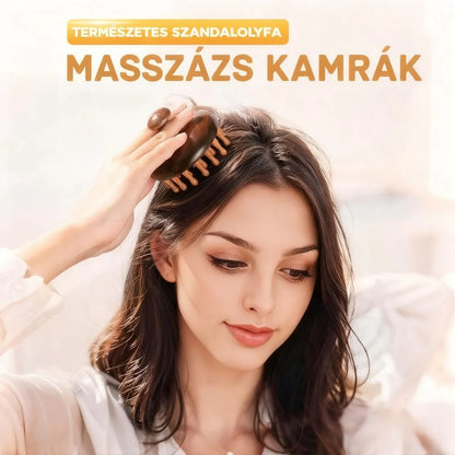 【🎁Več ko kupite, več popustov dobite】Masažni glavnik iz naravnega sandalovine