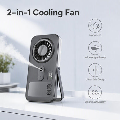 💧 Ventilator z meglo – osvežitev na dosegu roke! ✨