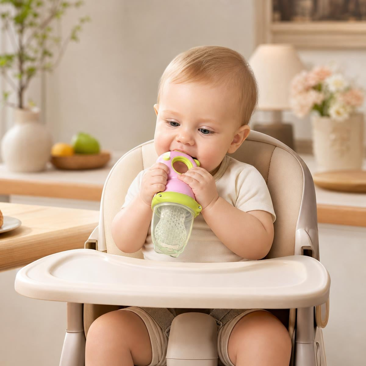 👶 Vrtljiva igrača za potiskanje in grizenje – za dojenčke!