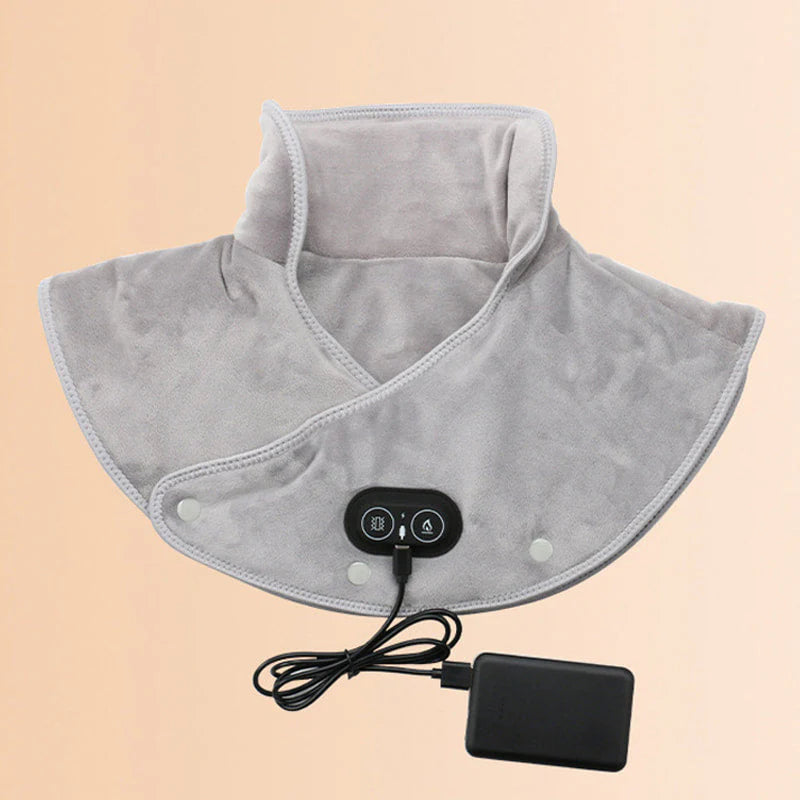 【⏰Časovno omejena polovična cena】Električna grelna blazina za vrat in ramena z vibracijo