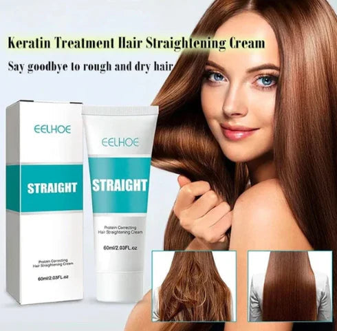 【🎁Kupite 1  dobite 1】Krema za ravnanje las s svilo in keratinom