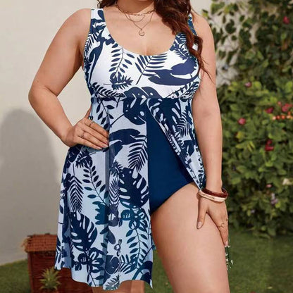 👙 Cvetlične enodelne kopalke z oblikovanjem figure 🌸