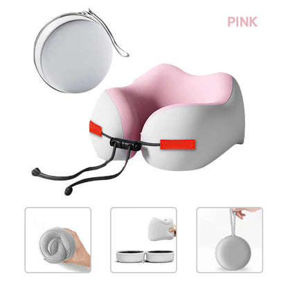 【🎁Brezplačna škatla za shranjevanje】Vzglavnik za vrat iz spominske pene v obliki črke U