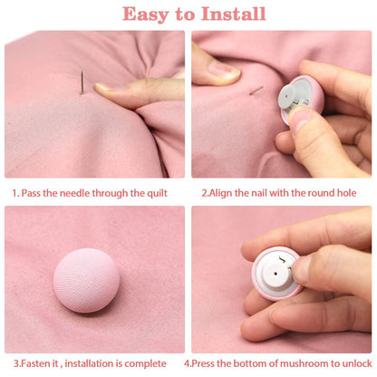 📌Držalo za odejo Cozy Bed – varno in nedrseče, trpežno oblikovanje za vse vrste posteljnine