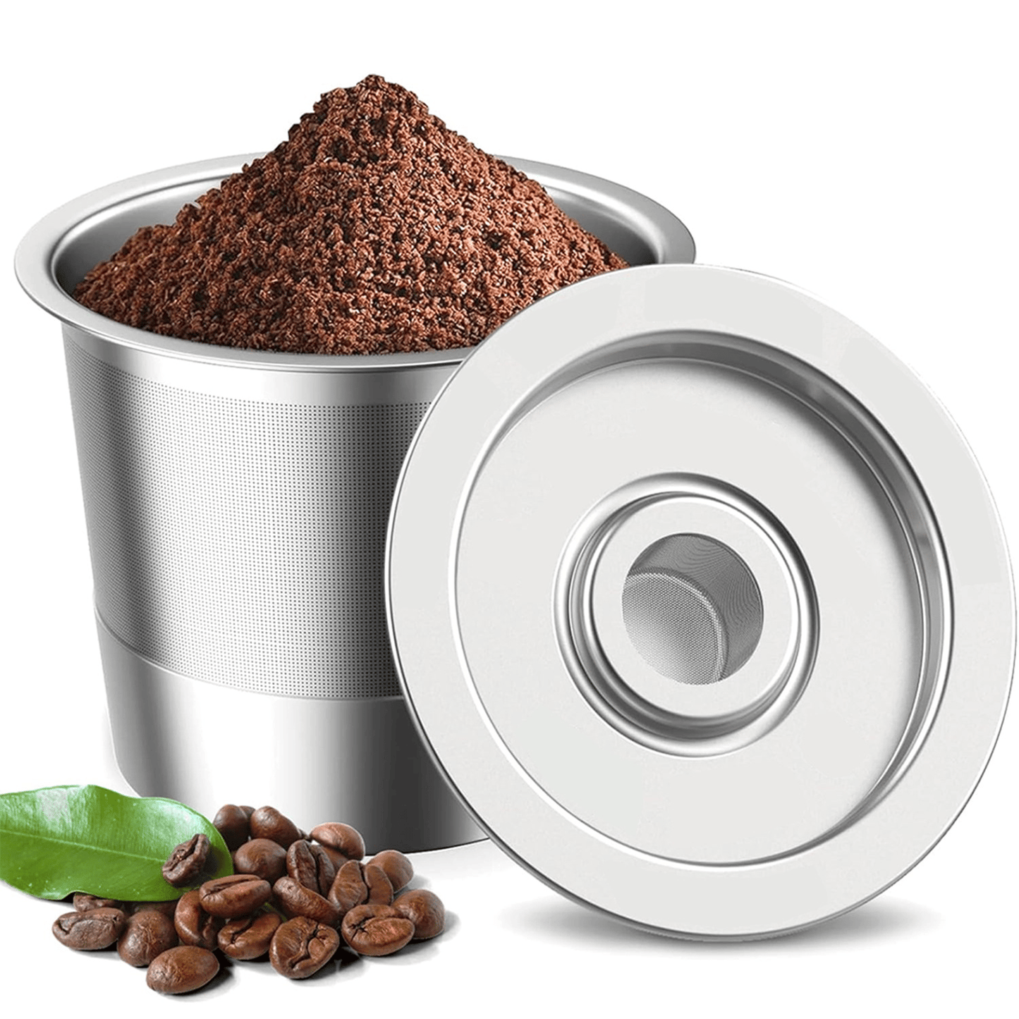 K-lonček za večkratno uporabo za Keurig 1.0 iz nerjavečega jekla, Polnilni K-lončki --⏱️Zadnja dnevna promocija Drugi kos za polovico cene