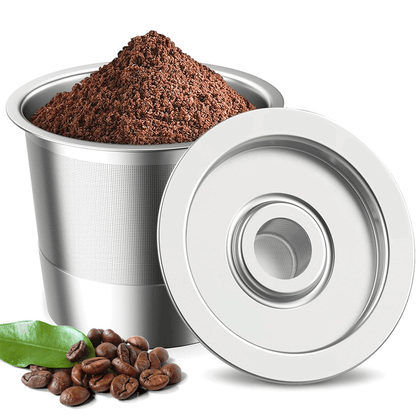 K-lonček za večkratno uporabo za Keurig 1.0 iz nerjavečega jekla, Polnilni K-lončki --⏱️Zadnja dnevna promocija Drugi kos za polovico cene