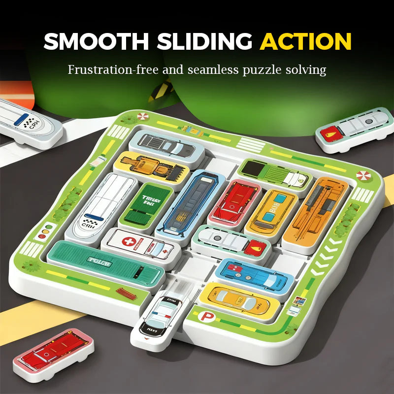 🚗Logična igra s parkiranjem – pametna igrača za pobeg v prometu za otroke | Prenosna igra za urjenje možganov