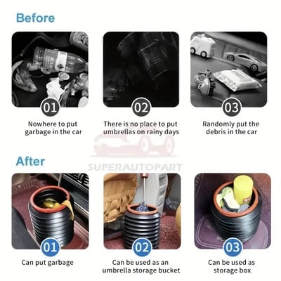 【⏰Časovno omejena polovična cena】Prenosni avtomobilski koš za smeti: Zložljiv zunanji ribiški koš za smeti