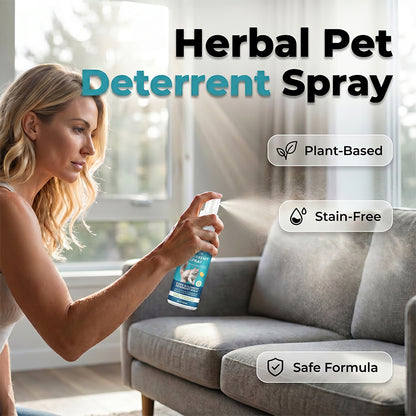 🌿🐾 Gyógynövényes macska-riasztó spray – Védi a bútorokat és növényeket biztonságosan! ✨