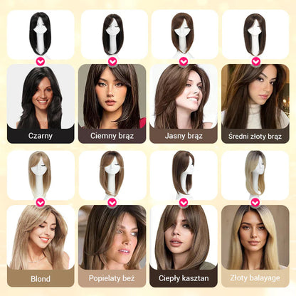 🌟 Vrchná ofina za ženske – resnično izgled, udobno nosenje in rešitev za redne vlasy! 💫