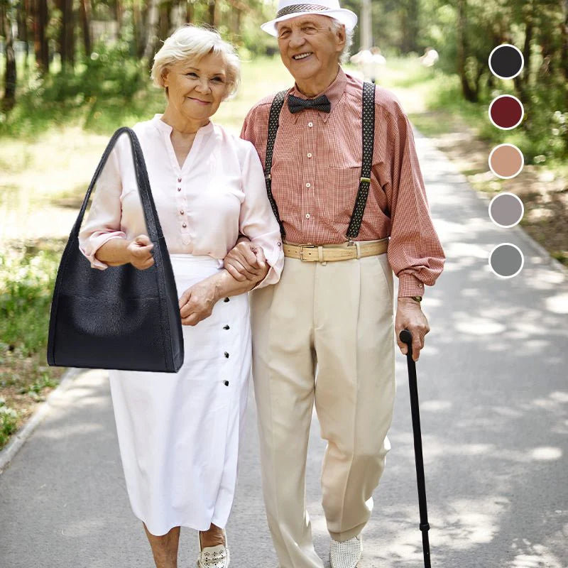 【👜 Enobarvna vrhunska torba za čez ramo - Klasična in elegantna oblika, dovolj vsestranska, da se poda k vsaki vsakodnevni obleki!】Preprosta enobarvna vrhunska torbica