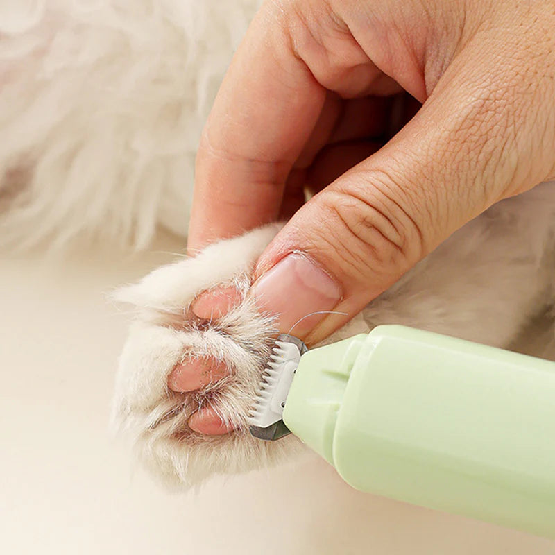 🐱Pet Nail Grinder & Hair Trimmer 2-in-1 –  tiho, varnostno in brezžično, za udobje vašega ljubljenčka! 🐶