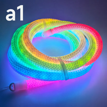 💡 Tkana LED-neonska vrvica “Dragon Scale”! ✨