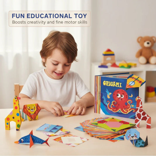 🌟 Otroška izobraževalna DIY origami obrt – ustvarjalna igra za otroke, razvija spretnosti in prinaša družinsko zabavo! 🎉