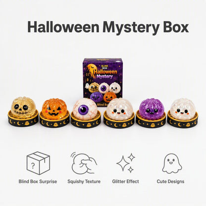 🎃 Halloween igračka za stiskanje z bleščicami! ✨