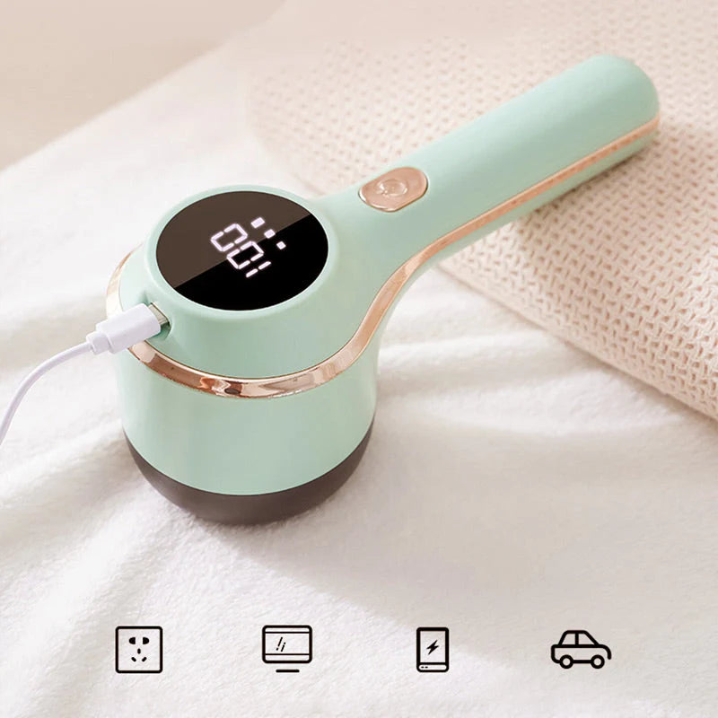 【⏰Časovno omejena polovična cena】Digitalni odstranjevalec vlaken s tkaninami s 3 hitrostmi