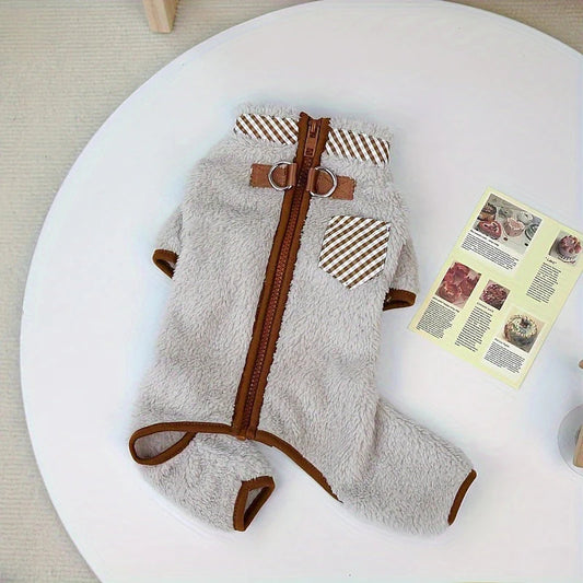 【❄️ Naj bo vaš pes hkrati topel in eleganten! 🐾】Oblačila za hišne ljubljenčke