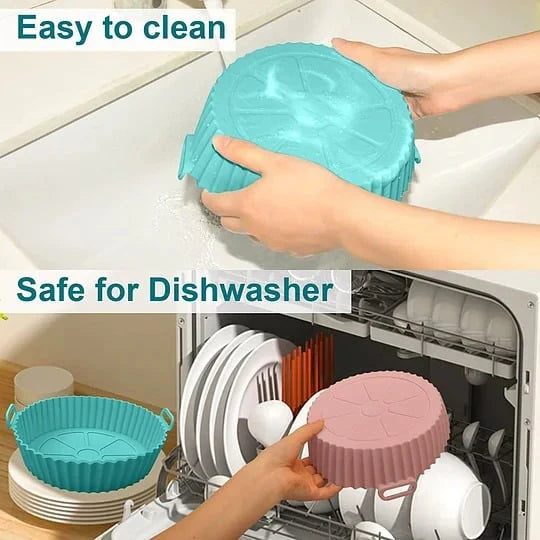 🌟 Silikonski pekač za cvrtnik – varen, nelepljiv in enostaven za zdravno kuhanje! 🍳