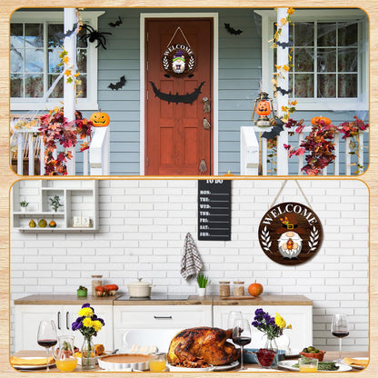 【🎄 Magnetna zasnova, enostavna namestitev, ustreza različnim potrebam po dekoraciji!】Lesena dekoracija za božično-nočne praznike