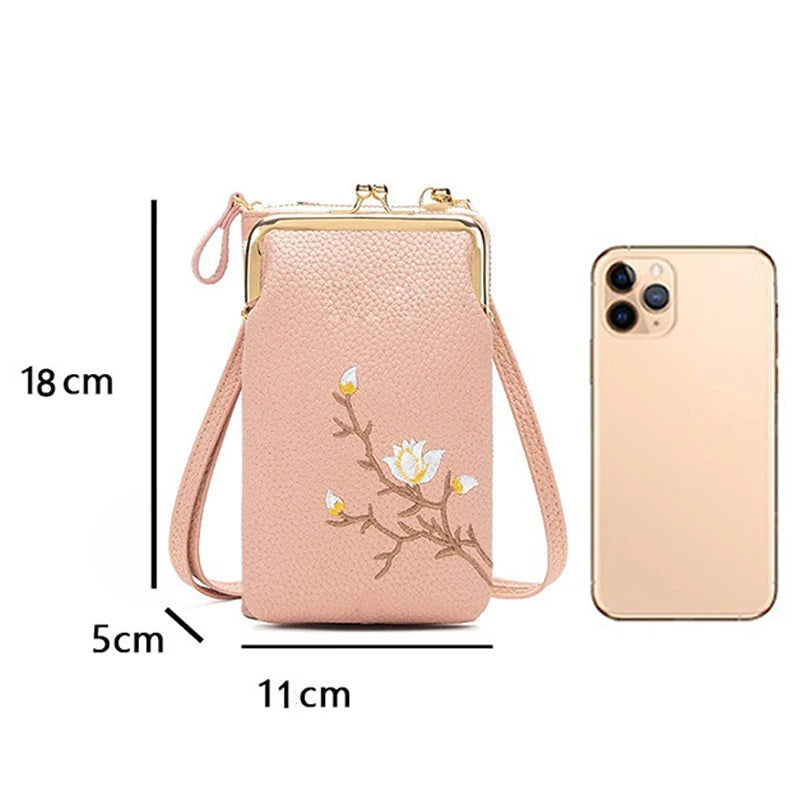 👝👝Denarnica za mobilni telefon Crossbody za ženske