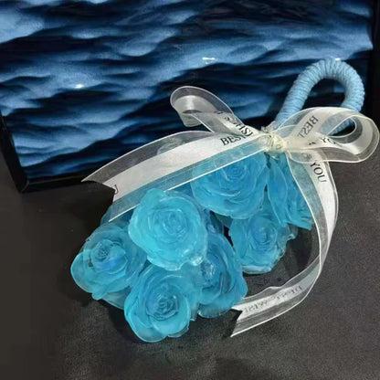 🧼Ročno izdelano kristalno milo vrtnica – darilo za sebe ali najljubše!